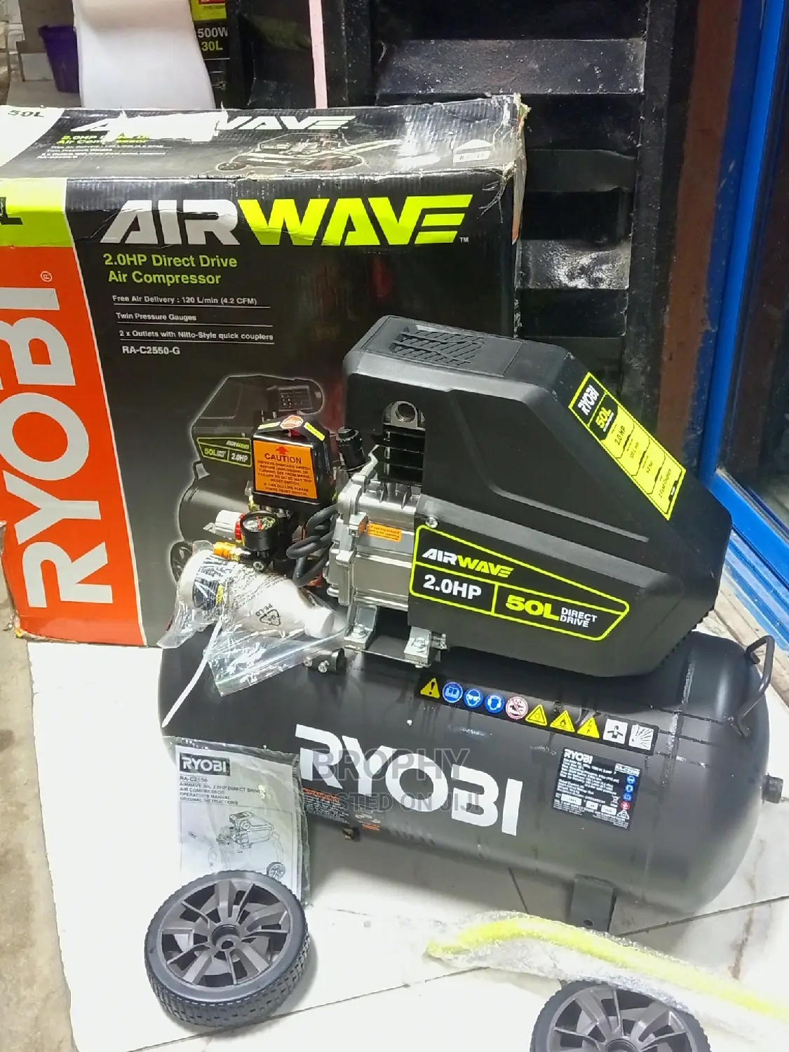 Ryobi's Airwave 50L Air Compresso