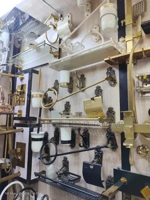 Royal Black Complete Bathroom Accessories