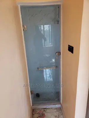 Toilet Glass Door With Lock