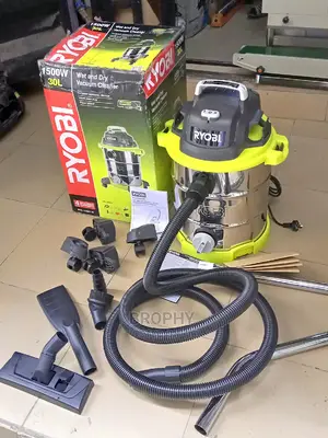 Durable Ryobi 1500w 30L Wet Dry Vacuum