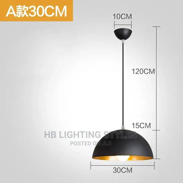 Retro Vintage Single Pendant Drop Light