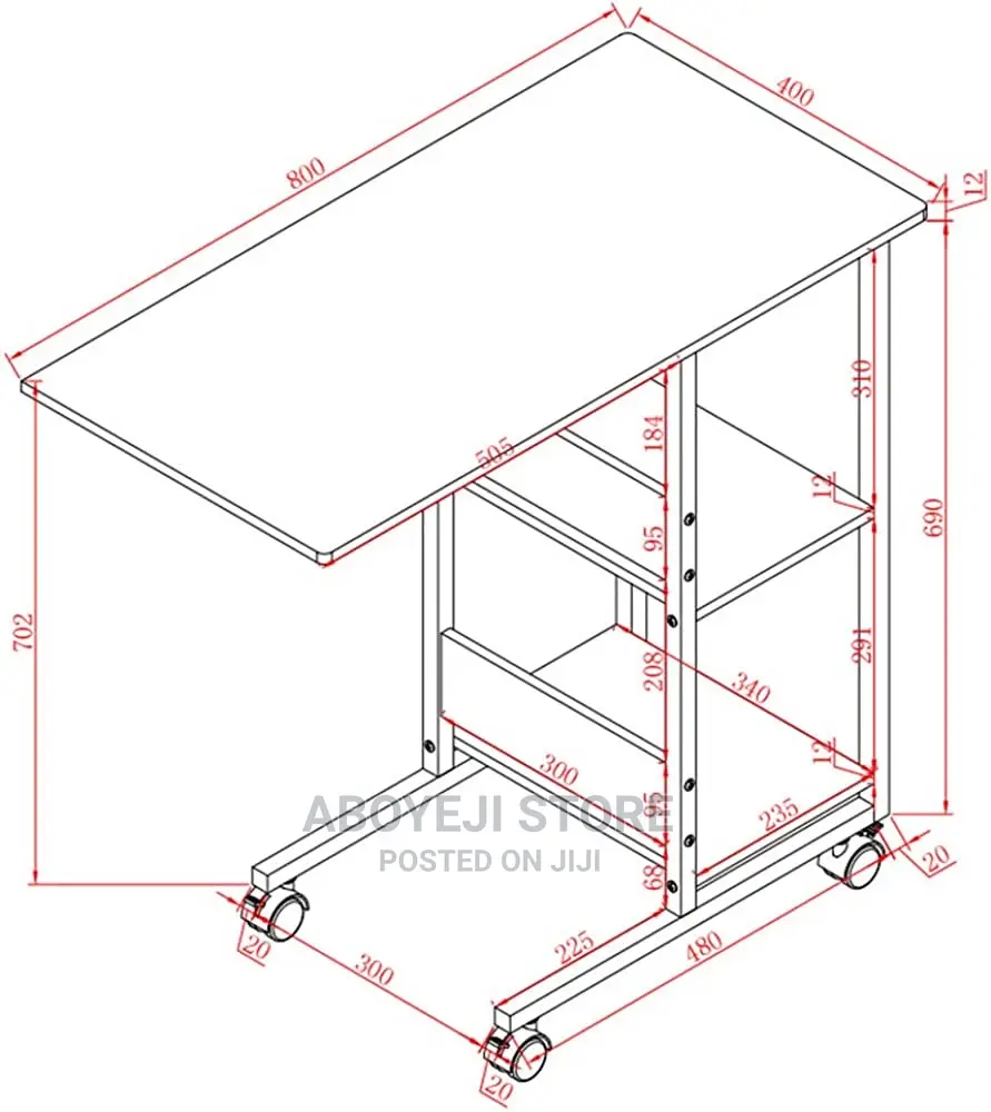Foldable Adjustable Durable Laptop Table
