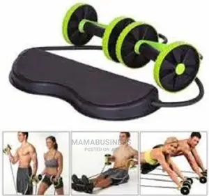 Revoflex Xtreme Workout Abs Wheel - Green- Xtreme