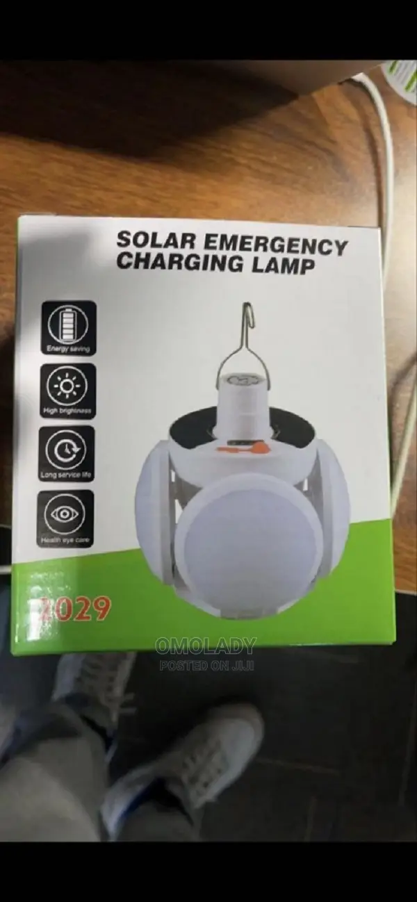 Solar LED Charging Foldable Emergency Lighting Camping Lamp