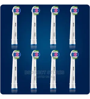 Oral B 3D White 8 Replacement Heads With Cleanmaximiser Tech