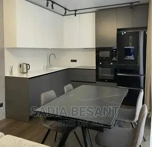 Contemporary Kitchen Cabinet Design With Accessories