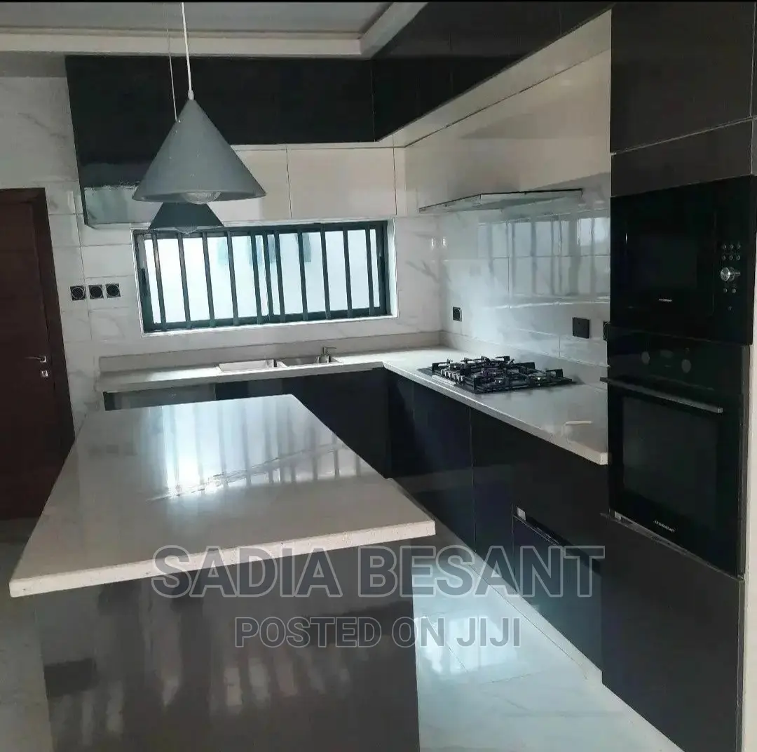 Contemporary Kitchen Cabinet Design With Accessories