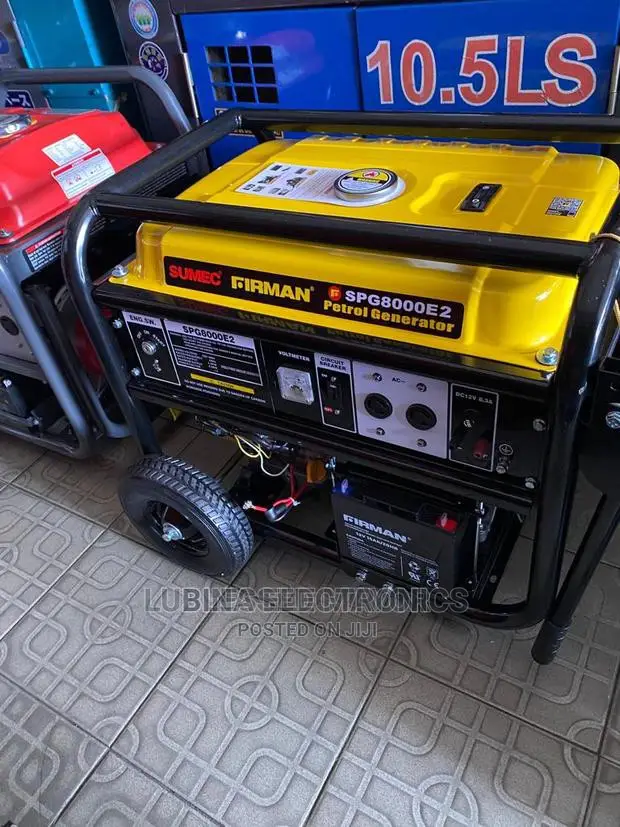 Brand New Sumec Fireman(Spg8000e2)6.5kva Generator✓Copper✓