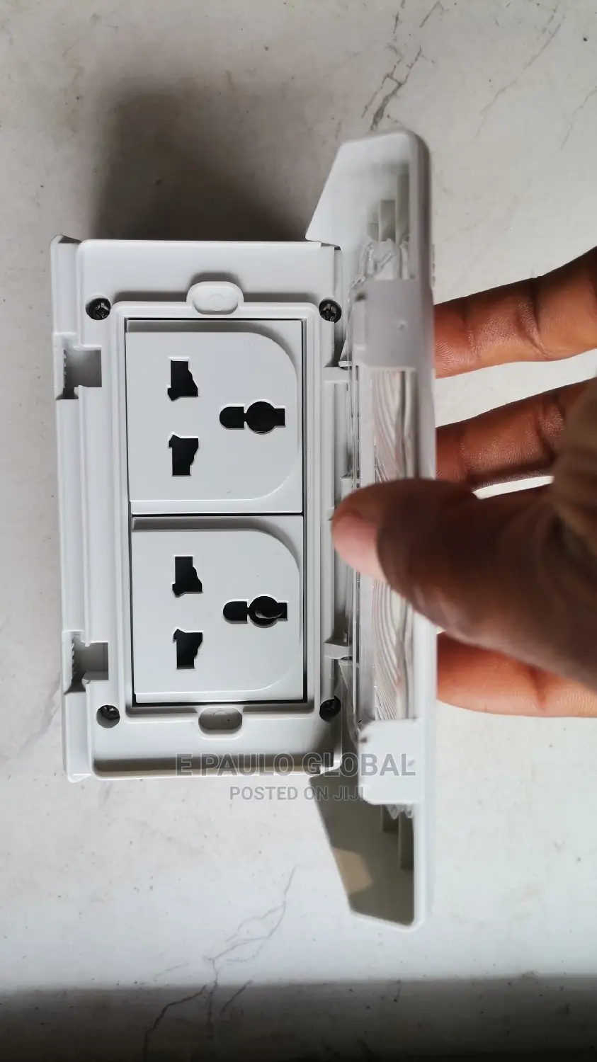 13amps Double Waterproof Socket