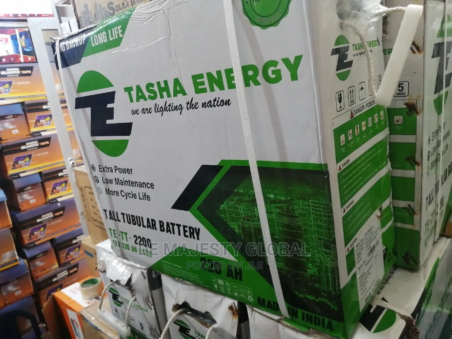 220ah Tasha Tubular Battery