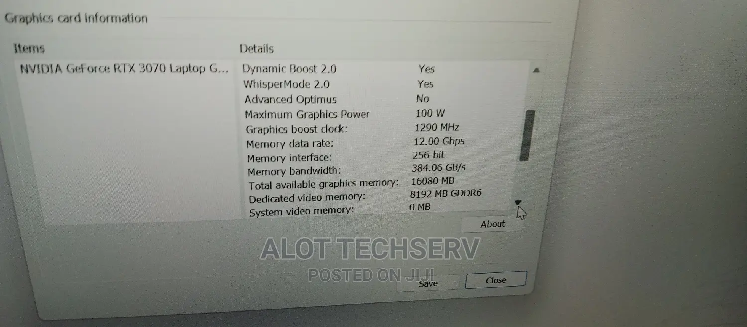 Laptop Razer Blade Advanced 16GB Nvidia SSD 1T