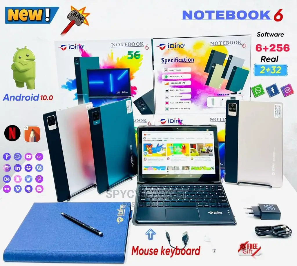 New Idino Notebook 6 256 GB Gray