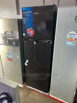 Midea Double Door Refrigerator Jazz Black Hd216f