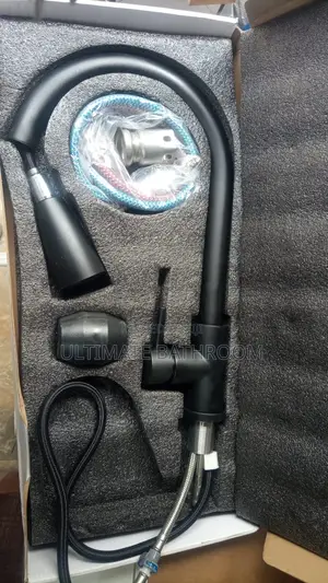 Quality Black Pull Out Kitchen Mixer Tap