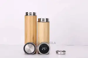 Wooden Temperature Display Flask Wedding Gifts Souvenirs