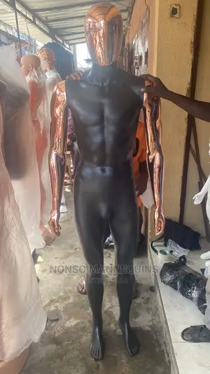 Male Black And Rose Gold Display Fashion Mannequin