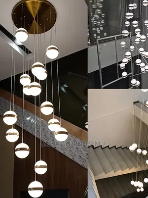 Staircase Long Chandelier Nordic Luxury Duplex Light