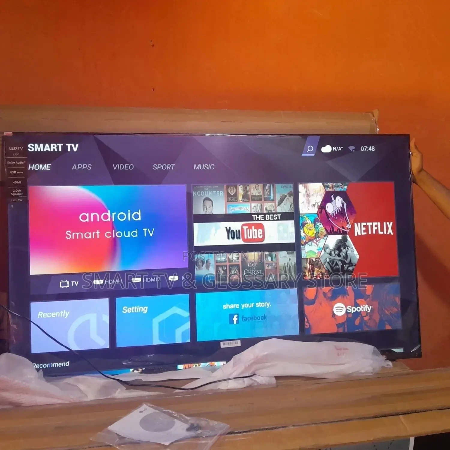 Frameless LG Android Smart TV