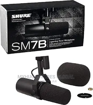 SHURE Sm7b Vocal Dynamic Microphone for Broadcast