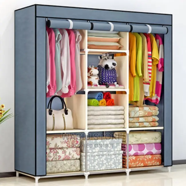 3 Column Portable Wardrobe Closet Storage Organizer