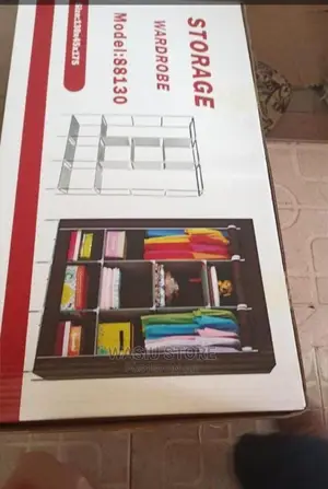 3 Column Portable Wardrobe Closet Storage Organizer