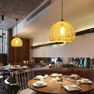 Rope Pendant Hanging Lamp