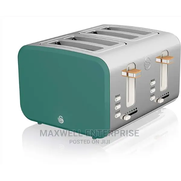 Swan Green Toaster and Kettle