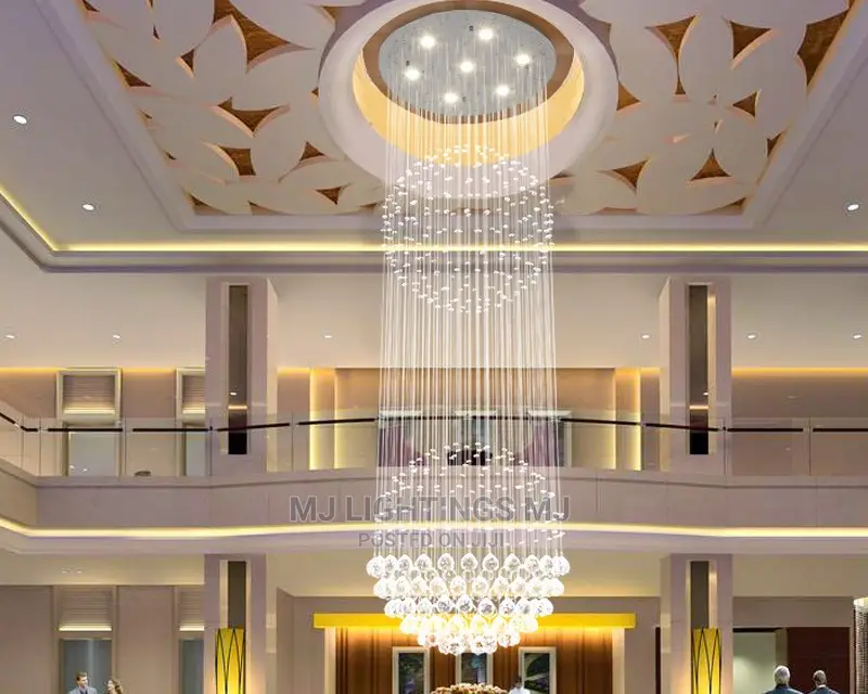 Crystal Chandelier Lighting Indoor Stair Lamp
