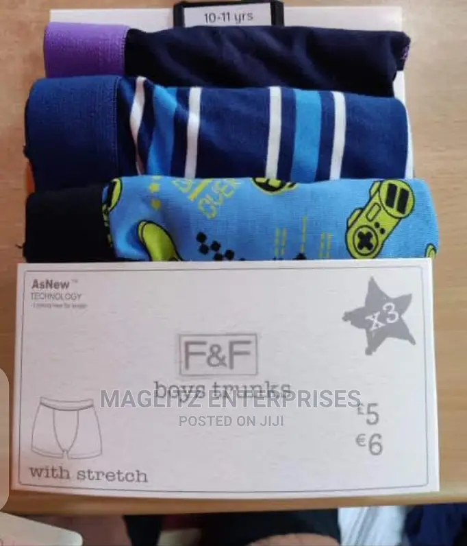 3 in One Children Boxers