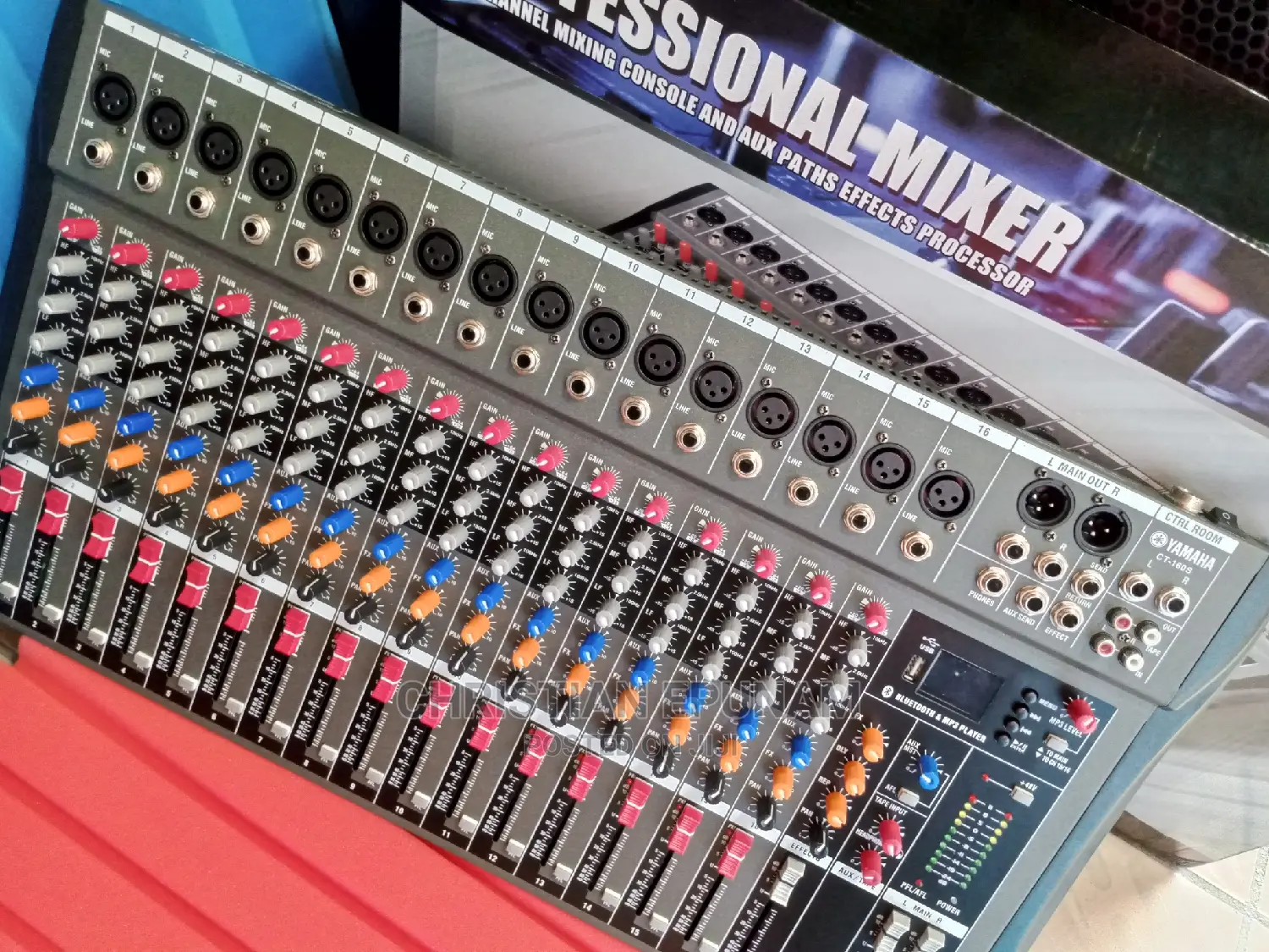 Professional 16ch Mixer With Bluetooth