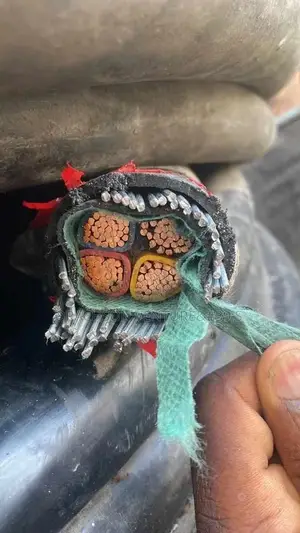 50mx4core Armoured Cable