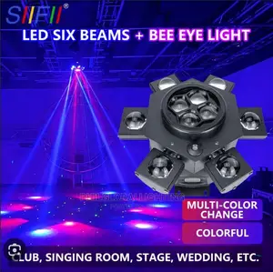 Led Six Beam + Bee Eyes
