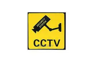 CCTV Security System Sticker Sign