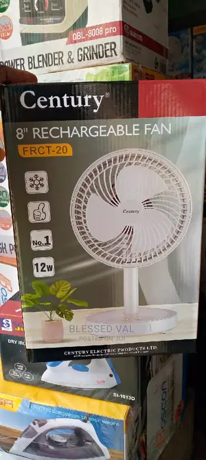 Century Rechargeable Fan With LED Light