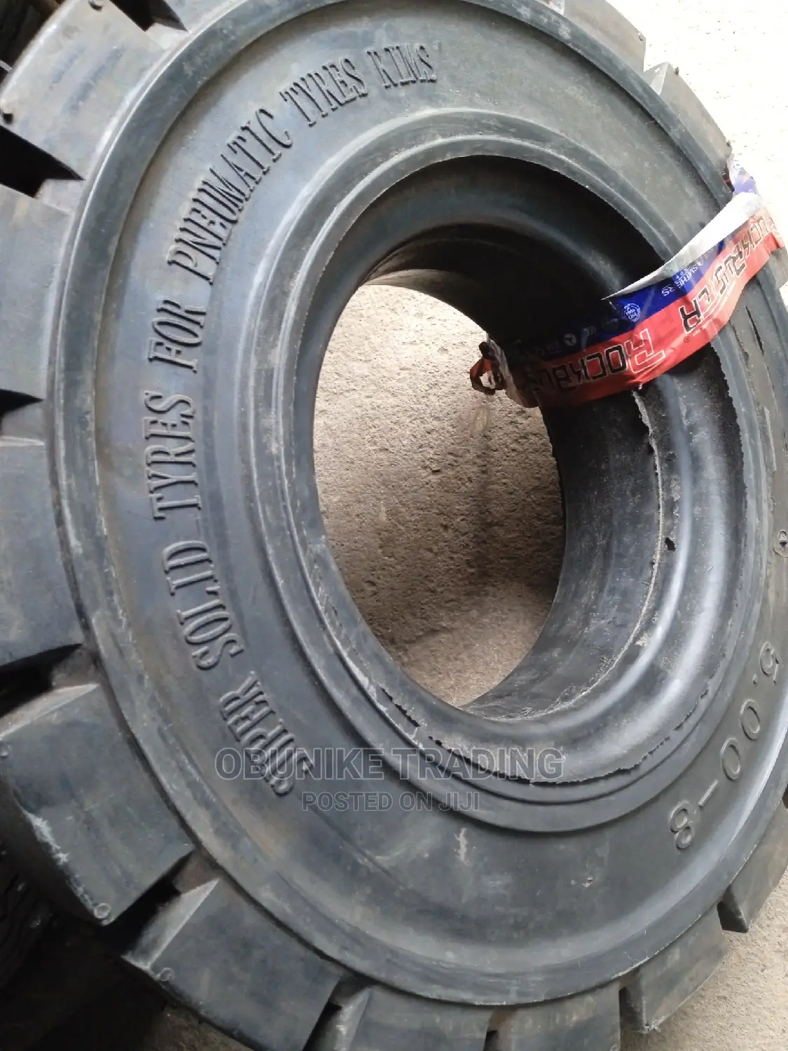 5.00-8 Rockbuster Solid Tyre.