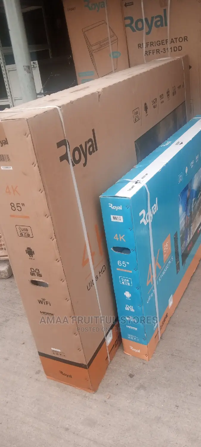 Royal 85inches Smart Tv