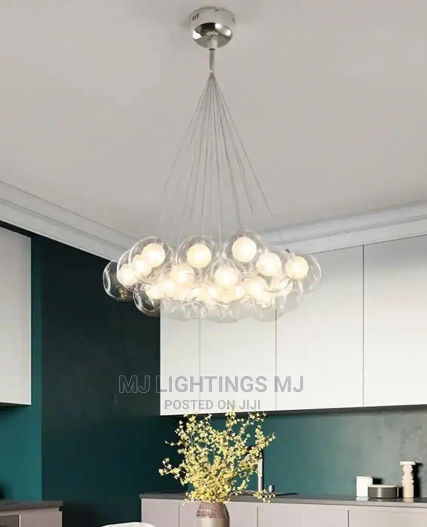 Glass Ball Bulble Lamp Chandelier