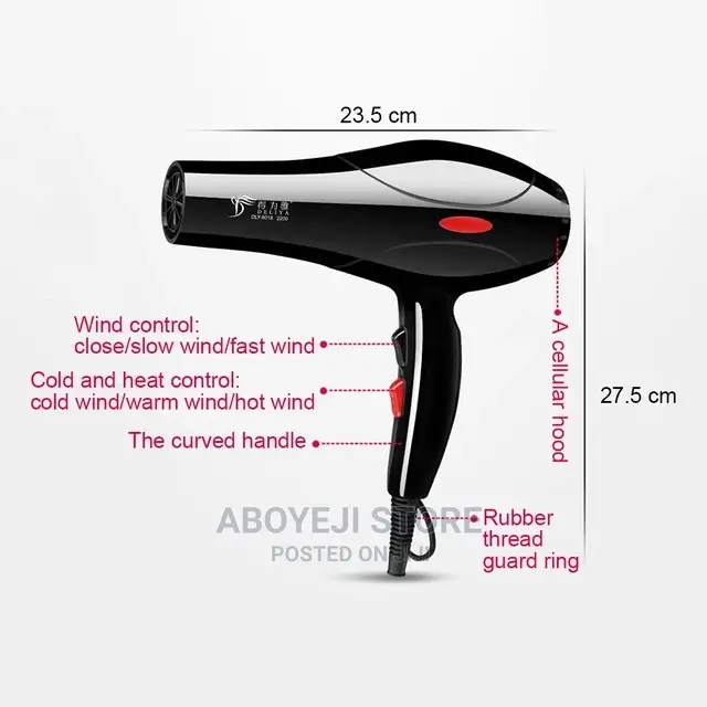Hair Dryer With Accessories
