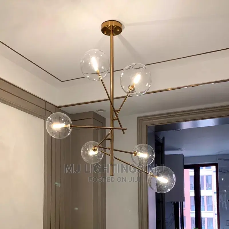 LED Pendant Light With Glass Bubbles