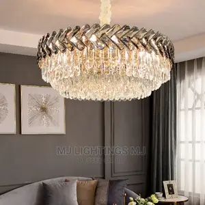 Luxury Modern LED Crystal Chandelier for Living Room
