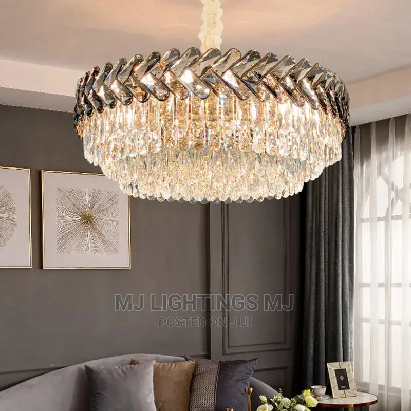 Luxury Modern LED Crystal Chandelier for Living Room