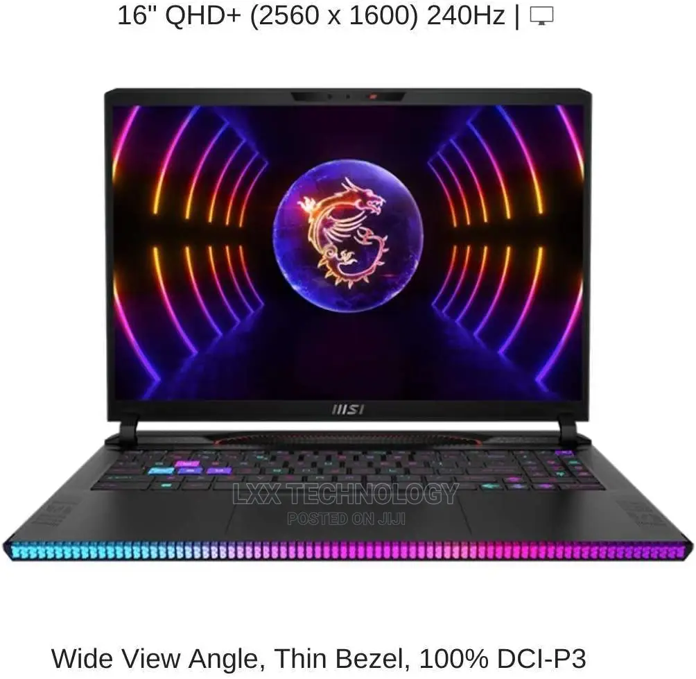 New Laptop MSI 32GB Intel Core I9 SSD 2T