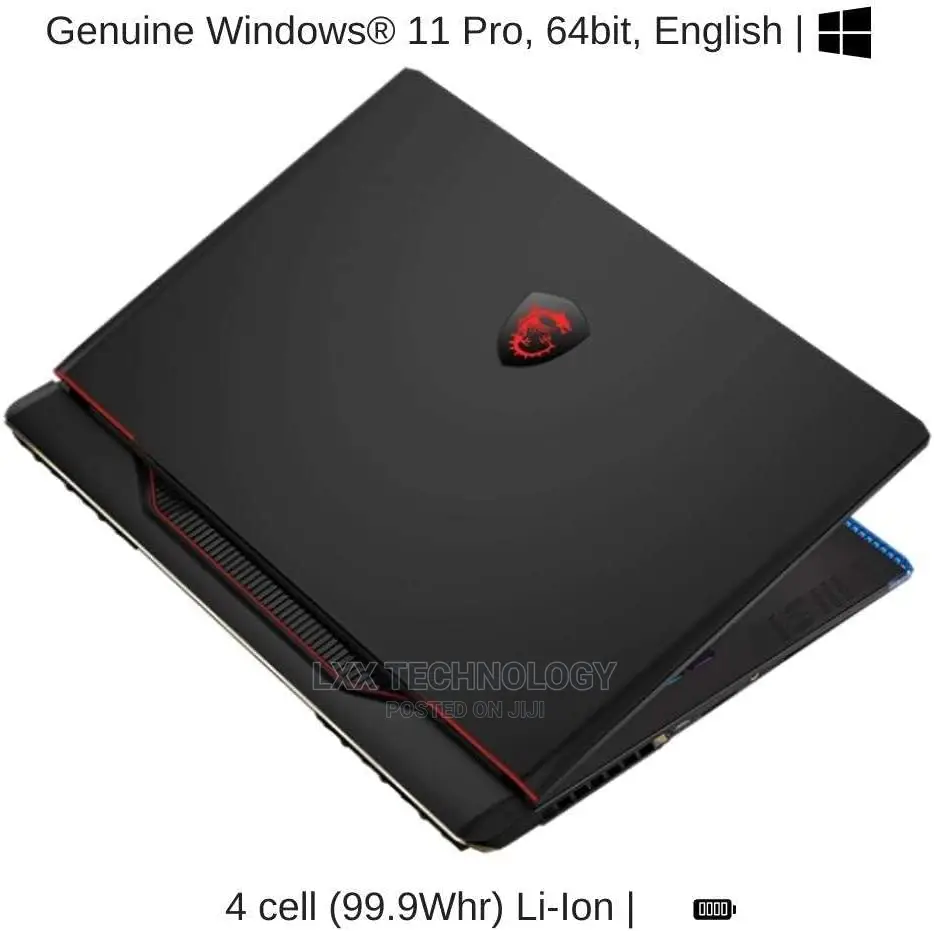 New Laptop MSI 32GB Intel Core I9 SSD 2T