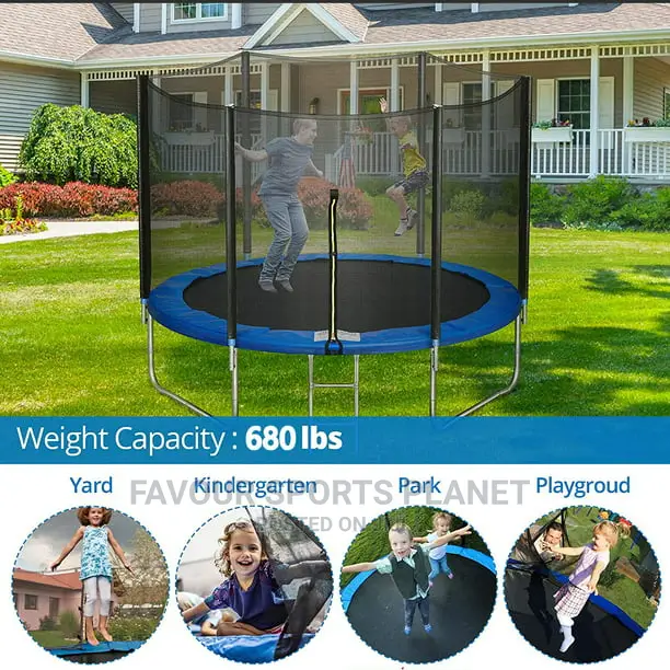 Brand New 10ft Trampoline With Protective Net