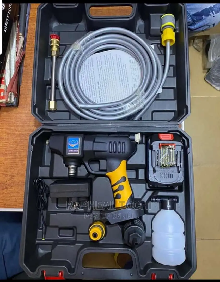 Recharged Car Washer With Gun Pressure With 2 Battery