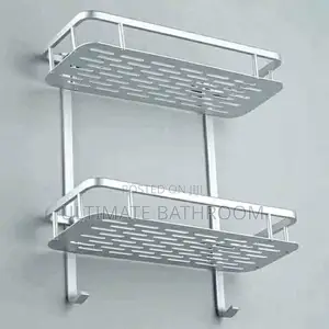 2step Rust Free  Bathroom Storage Shelf