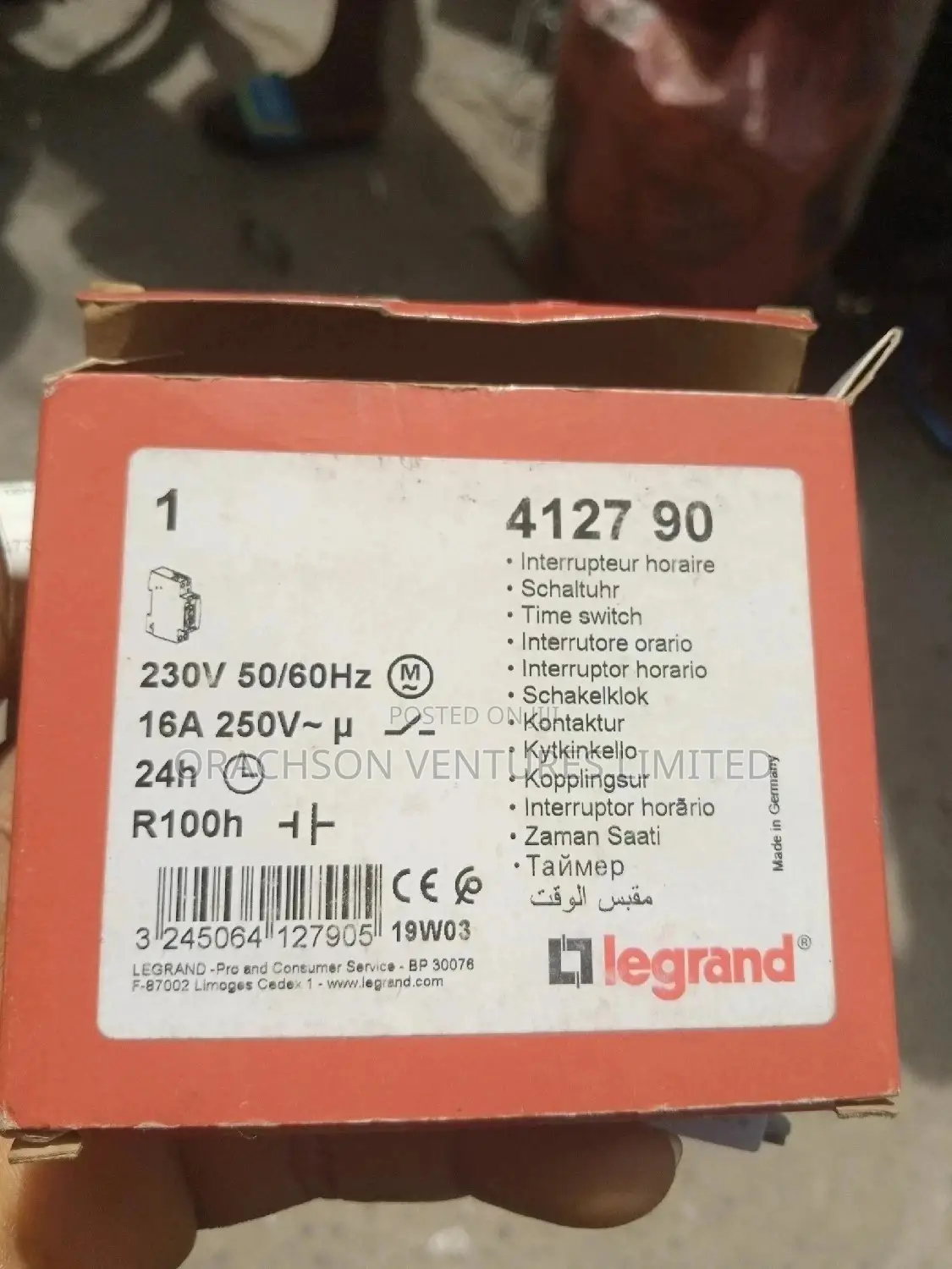 Legrand 24hours Timer