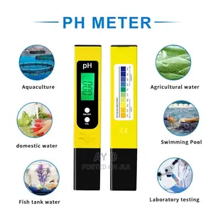 Digital Ph Meter Tester With Free Buffer Powders