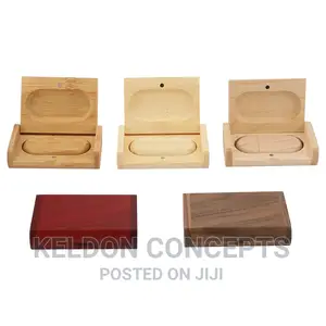 Photo - Bamboo Walnut Wooden Usb Flash Drive With Box -16gb
