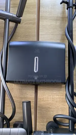 Black Servett Dispenser For Hospitals,Hotels And Other Utility Spaces